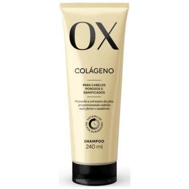 Imagem de Shampoo OX Colágeno Cabelos Porosos E Danificados 240ml-Unissex