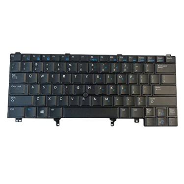 Imagem de Yesvoo Teclado americano preto para Dell E6420 E6430 E5420 E5430 E6220 E6320 E6330 E6420 E5420m, P/N: 0C7FHD 0NVW27 MP-10F53US6698 MP-10FS NSK-DV. 0UC NVWW. 27 CN5UHF 8G016