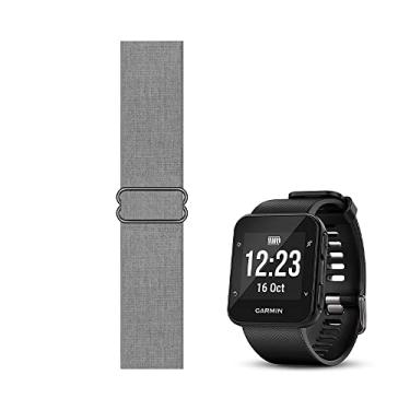 Imagem de C2D JOY Pulseira de nylon elástica compatível com Garmin Forerunner 35/30 Approach S10, acessório de substituição - cinza cânhamo