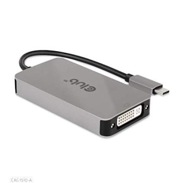 Imagem de Club3D CAC-1510-A USB Tipo C para Dual Link DVI-D adaptador de cabo suporta 3840x2160@30hz, 2560x1600@60Hz HDCP desligado para Apple Cinema Displays M/F