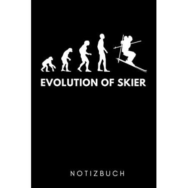 Imagem de EVOLUTION OF SKIER NOTIZBUCH: A5 KALENDER 2020 Skifahren Buch | Geschenk für Skifahrer | Ski Fahren | Skifahren | Ventiladores de esqui | Geschenkidee | Wintersport | Schönes Buch | Diário (edição