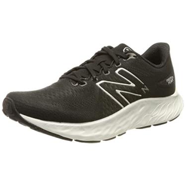 Imagem de New Balance Tênis de corrida feminino Fresh Foam X EVOZ V3, Preto/prata metálico, 35