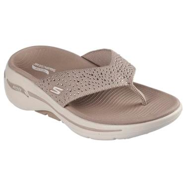 Imagem de Skechers Chinelo feminino, Cinzento-acastan, 40