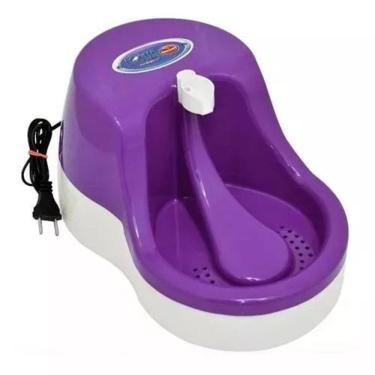 Imagem de Bebedouro Para Cachorro Fonte Agua Furacao Pet Lilás 110v
