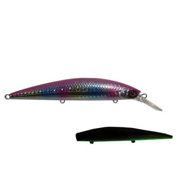 Imagem de Isca de água salgada longa fundida super afundamento pesado minnow robalo do mar isca dos anos 90 e 110s (90 mm 26 gr, 02)