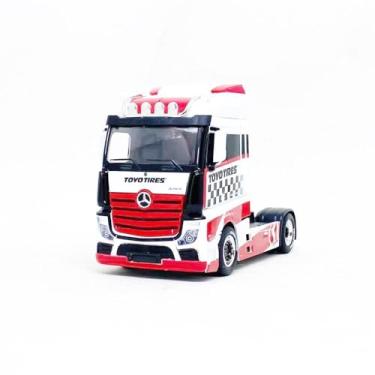 Imagem de Miniatura Caminhão Cavalo Mercedes Benz Actros 1/43 - Burago