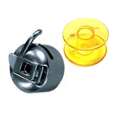 Imagem de Caixa de Bobina Ferro Original Para Máquina De Costura Elgin Genius JX