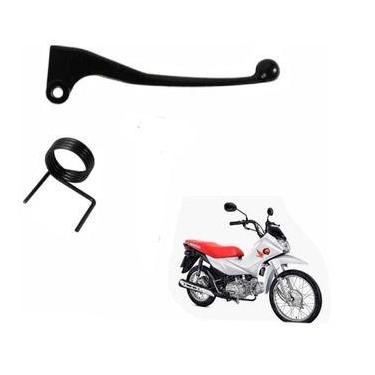 Imagem de KIT MANETE PRETO FREIO LONA (CBS) + MOLA DO RETORNO-POP 100i - ARBYN