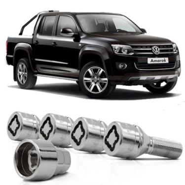 Imagem de Kit Parafuso Antifurto 25CRA - Volkswagen Amarok Todos - RODAFUSO/RAY-