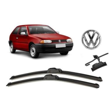 Imagem de Par de Palhetas Limpador de Parabrisa Dianteiro Volkswagen Gol Bola G2