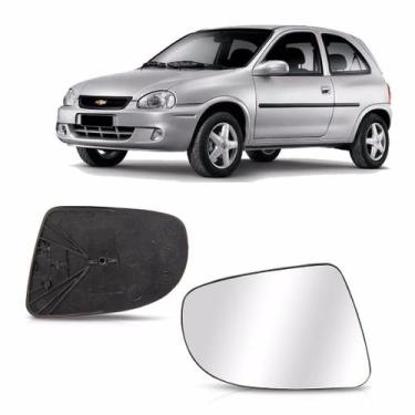 Imagem de Lente Retrovisor Com Base Corsa 1996 A 2002 - SP ACESSÓRIOS, Direito