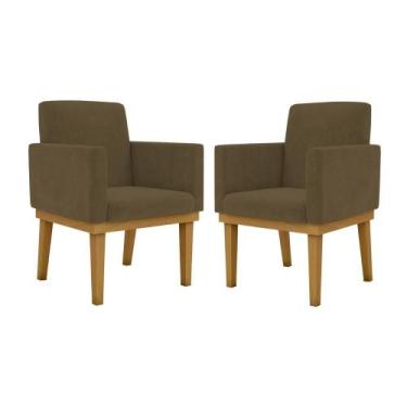 Imagem de KIT 02 Cadeiras Com Base Mesa De Estudos Poltrona Decorativa - Balaqui