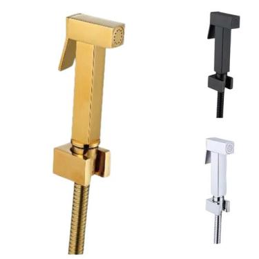 Imagem de Ducha Higiênica Banheiro Vol. C-72 Cromado Mangueira 120Cms - Mundo Ne