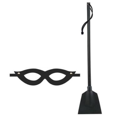 Imagem de Kit tiazinha máscara e chibata sexy fantasy