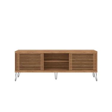 Imagem de Rack Bancada Para Sala Tv até 72 Polegadas Caemmun Frizz 1.8 Buriti - 