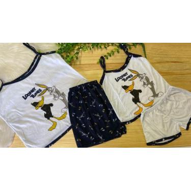 Imagem de KIT Pijama Mãe e Filha Estampa Looney Tunes - FREEVEST MODA RIO, M