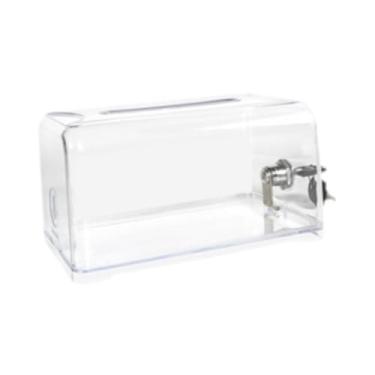 Imagem de Generic Frasco de acrílico com ponta transparente, recipiente para armazenamento de cartões de visita, cofrinho para cartões de visita, bilhete de rifa, loja, Pequeno