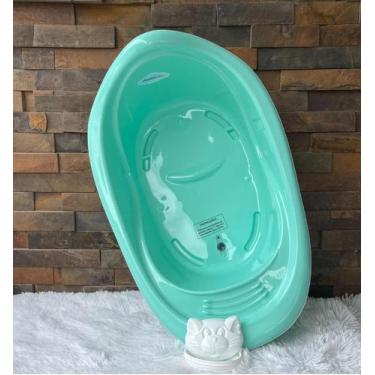 Imagem de Banheira Plastico Bebe com saboneteira 22 Litros Infantil Livre de BPA