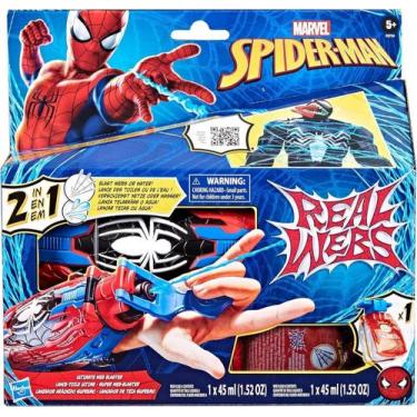 Imagem de Marvel Spider-Man Real Webs Web Blaster 2-In-1 Blaster F8734 - Hasbro