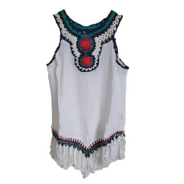 Imagem de BLUSA Saida de Praia Infantil Menina Blogueirinha Verão Croc - Show st