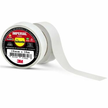 Imagem de Fita Isolante Branco Imperial 18mmx10m  3M