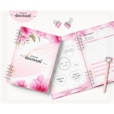 Imagem de Planner Devocional Agenda com Mensagens Religiosas - Artes da Gutti