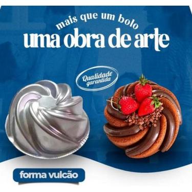 Imagem de Bolo Vulcão Forma Em Aluminio Extra Grande ***Alumínio Superior*** - G