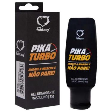 Imagem de Gel Afrodisíaco Pika Turbo Retardante Masculino 15g Sexy - Sexy Fantas
