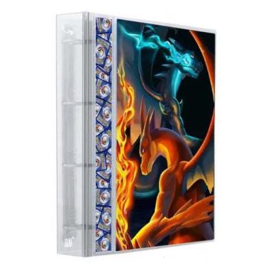 Imagem de Pasta Fichário Álbum Cartas Cards Pokémon Charizard XY com 10 Folhas 9
