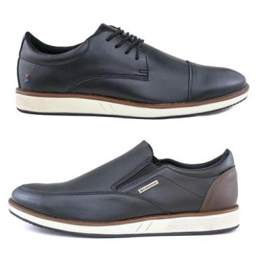 Imagem de Kit 2 Sapatênis Social Masculino & Sapatênis Social SlipOn - Bardone, 