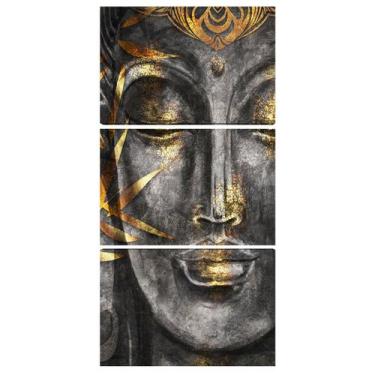 Imagem de Quadro Lord Ganesha Estatua Decorativo Sala Kit Quarto Nicho - IQ Quad