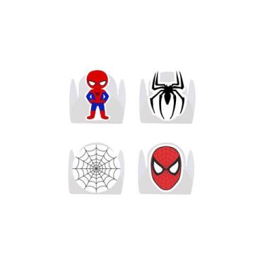 Imagem de 100 Forminha para Doce modelo petala personalizada com Aplique - Homem
