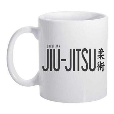 Imagem de Caneca Branca Jiu Jitsu Luta Brasil - Alabama Stamp
