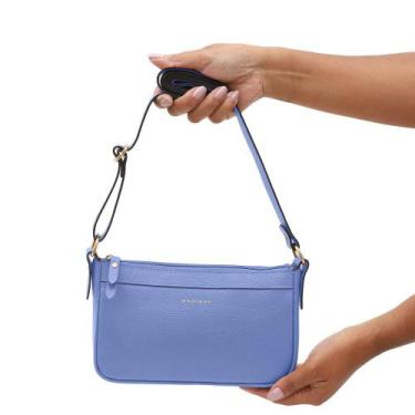 Imagem de Bolsa de Couro Mariart Maragogi, Ciano