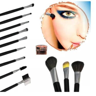 Imagem de "Transforme sua rotina de maquiagem com o Kit 12 Pincéis de Maquiagem 