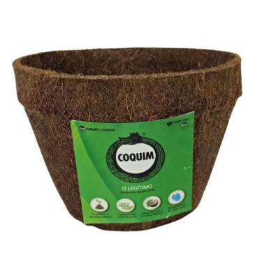Imagem de Vaso de Fibra de Coco para Plantas Coquim Nº 10