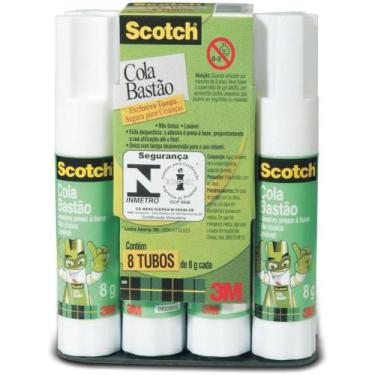 Imagem de Cola em Bastão SCOTCH 08G PCT com 08 - 3M