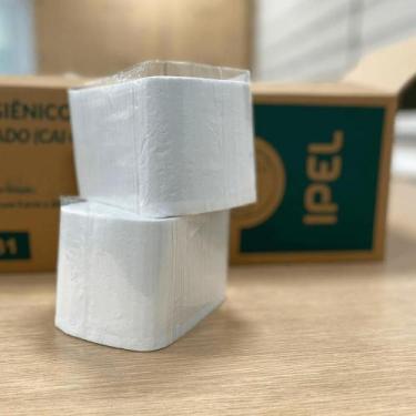 Imagem de Papel Higiênico Interfolhado Cai-Cai Folha Simples Ipel Indaial com 10