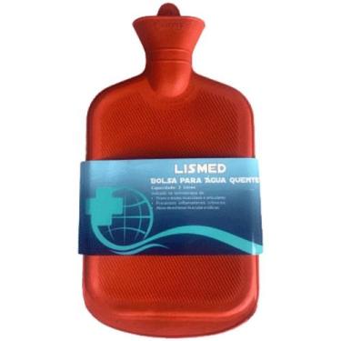 Imagem de Bolsa térmica de água quente - 2 litros vermelha - Lismed, vermelho