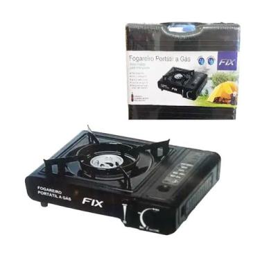 Imagem de Fogão portátil a Gás 1 Boca Fix Acampamento Praia e Viagens