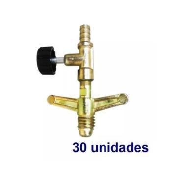 Imagem de Registro Regulador De Gás Alta Pressão P13 Botijão 30 Peças (02D1) - J