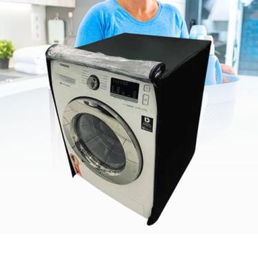 Imagem de Capa para lava e seca samsung 8,5kg transparente - Clean Capas , Preta