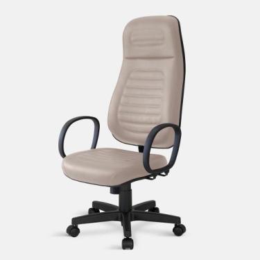 Imagem de Cadeira Presidente Extra Belluno Giratória Relax com Braços - Flex Cad