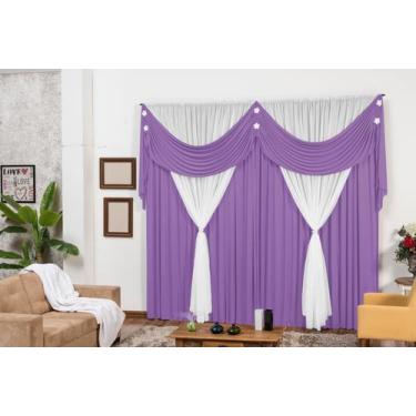 Imagem de Cortina 4 Metros Laura Para Quarto E Sala Quarto De menina Varias Core