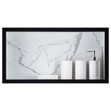 Imagem de Nicho Para Banheiro Em Porcelanato Polido Porta Shampoo Sabonete  61x3