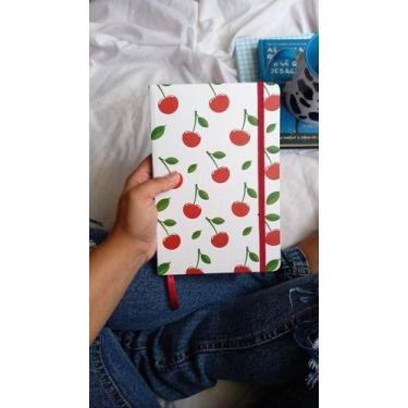 Imagem de Caderno Moleskine Caderno Com Folhas Pontilhada Capa Cereja - criattiv