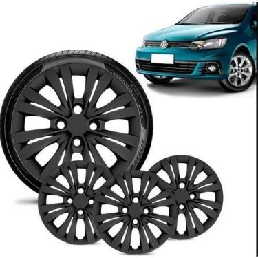 Imagem de Jogo 4 Calotas aro 14 Volkswagen Gol Voyage Saveiro G3 G4 G5 G6 G7 G8 