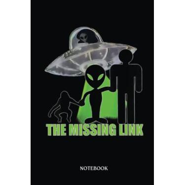Imagem de Alien Notebook: The Missing Link Conspiracy Theory Ufo Uap Alien Grey Man | Alien Journal, Lined Journal Ufo, Ufo Journal, Lined Journal Alien, Size 6 X 9", 120 Pages.