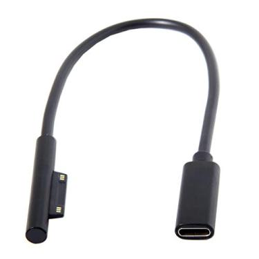 Imagem de chenyang Cabo de carregamento USB C para DC 15V Surface Pro3 Pro4 Pro5 Pro6 Book Pro PD 65W