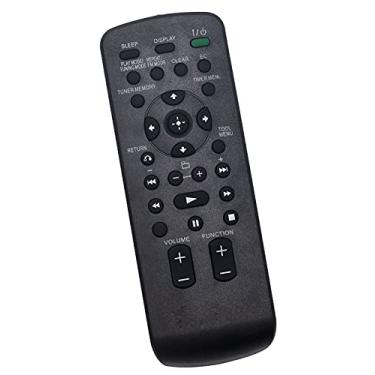 Imagem de Controle remoto substituído compatível com Sony CMT-MX500i MHC-EC98Pi HCD-CX4iP HCD-EC709iP SS-EC79 HCD-EC69i HCD-BX50BTi SS-EC68i CMT-FX350i MHC-EC68Pi MHC-EC99i Mini sistema de áudio componente